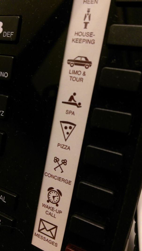 Un bouton de commande de pizza sur le téléphone