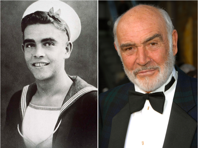 Sean Connery fut membre de la Royal Navy durant 3 ans et l’a rejoint à ses 16 ans.